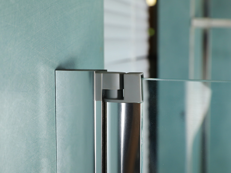 RSQA otočný sprchový kout, čiré tvrzené sklo, chromovaný hliníkový profil, rukojeť s dvojitými otvory, s podnosem RSQA otočný sprchový kout, čiré tvrzené sklo, chromovaný hliníkový profil, rukojeť s dvojitými otvory, s podnosem