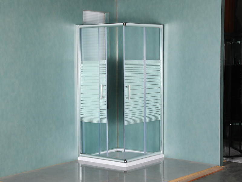 Rukojeť SQ s dvojitými otvory Čtvercový posuvný sprchový kout Rukojeť SQ s dvojitými otvory Čtvercový posuvný sprchový kout