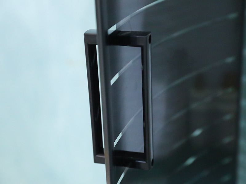 SE Sprchový kout z černého hliníkového posuvného tvrzeného skla SE Sprchový kout z černého hliníkového posuvného tvrzeného skla