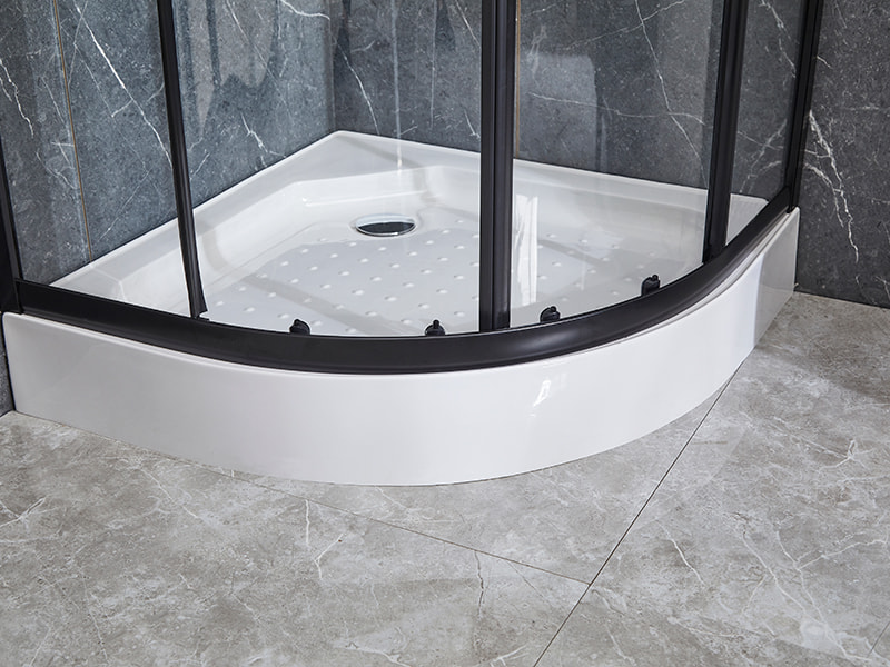 SE posuvné skleněné dveře do sprchového koutu, černý hliníkový profil SE posuvné skleněné dveře do sprchového koutu, černý hliníkový profil